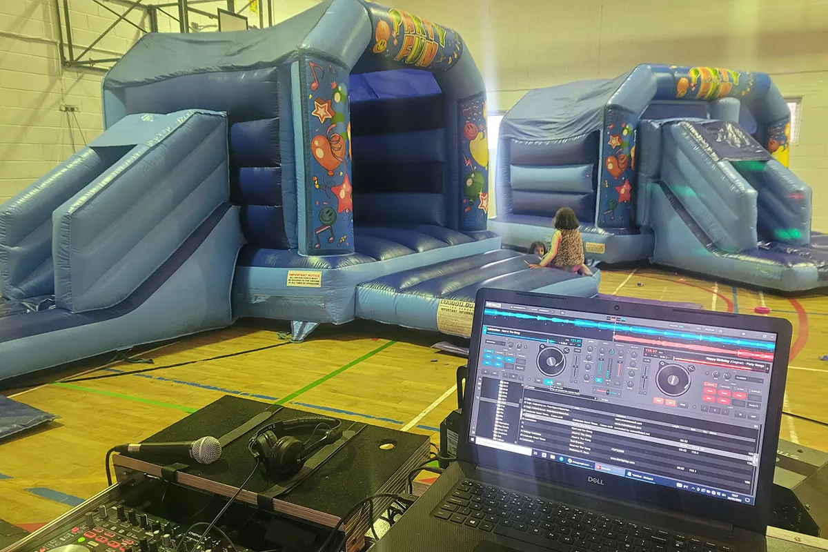 Kids party packages in Bandon including bouncy castle DJ and face painter